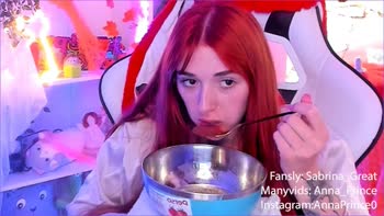 Sabrina_Great - Sabrina's Saucy Solo Snack Break