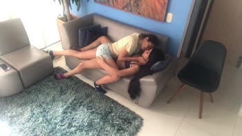 Karlyymay's Sultry Stepfantasy With Her Girlfriend