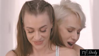 Busty Czech Babe Angel Wicky Makes First Move on Petite Friend Josephine Jackson