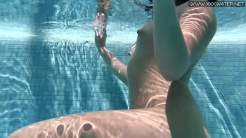 Petite Brunette Jessica Lincoln Bares All Underwater