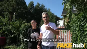 Public Agent Facial and Hard Public Fucking for Cheating American Babe