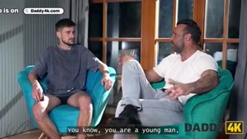 DADDY4K. Teen (18+) with amazing natural tits and ass is using a chance to fuck a mature man