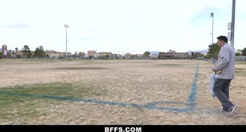 Soccer Sweethearts Share Coach's Hung Stud with Diana Grace