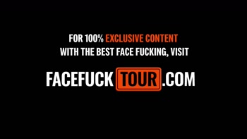 Petite 1 White Girl SLOPPY DEEP THROAT By BWC Leaves Her Soaked In Spit