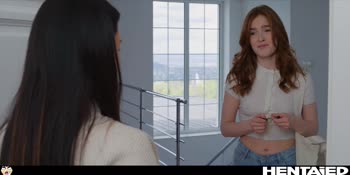 Jia Lissa and Rae Lil Black Unleash a Hentai Monster's Desires
