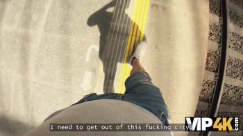 VIP4K. Hardcore sex after fucking in the train station WC