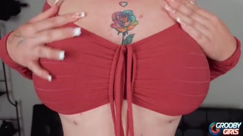 Erotica Divine's Big Boob Bliss: Solo Masturbation Delight