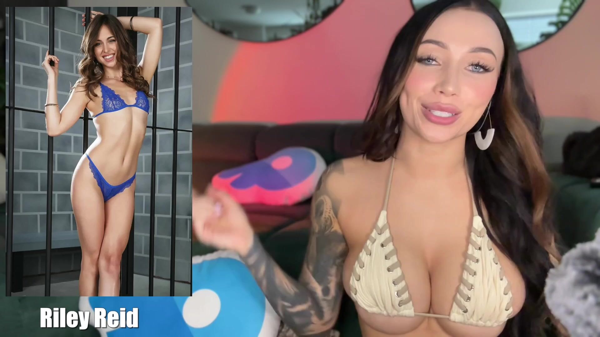 Riley Reid, Porn ASMR Reaction, Gangbang, Double Penetration, Double Anal! - Amateur Willow Harper