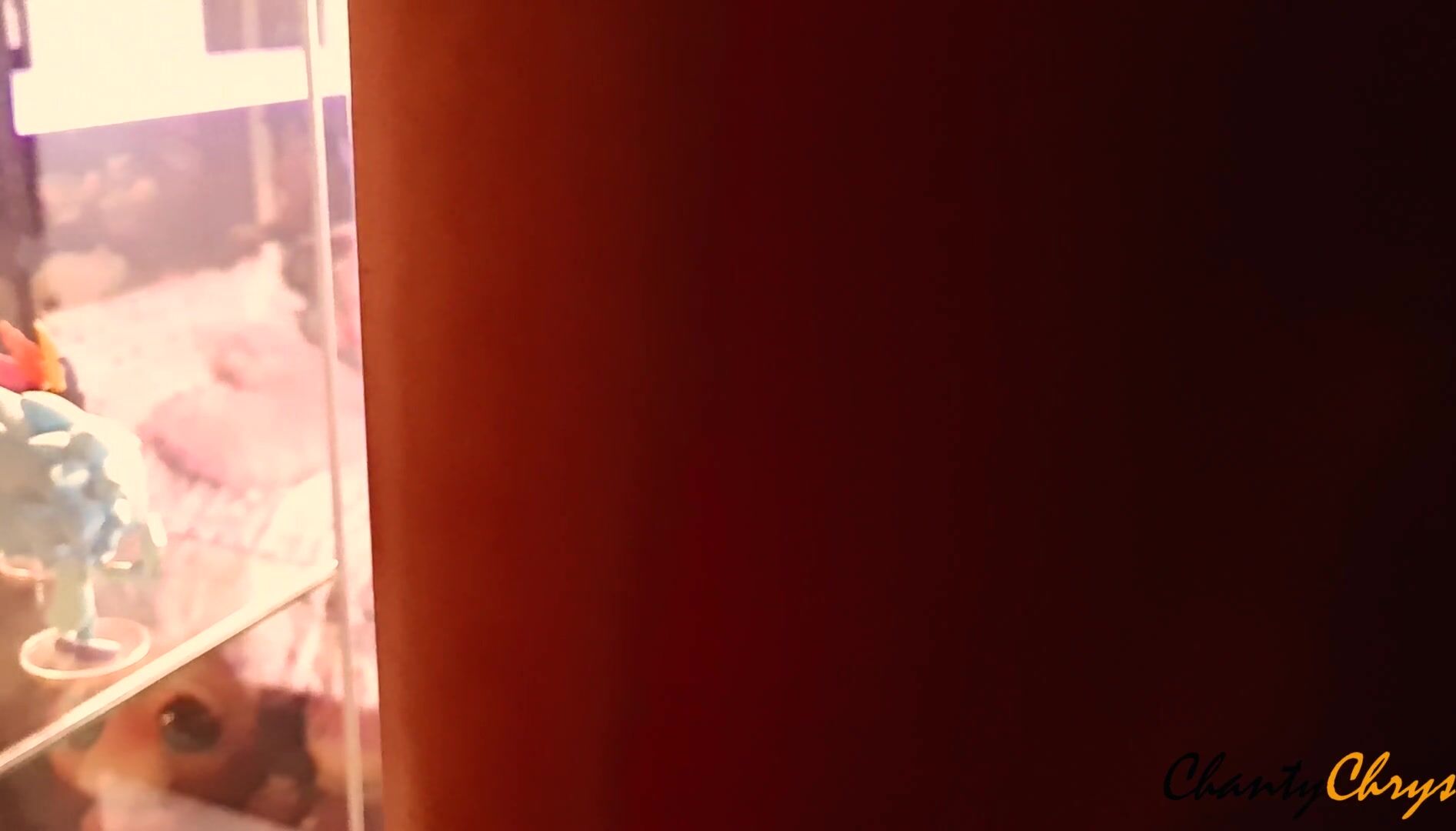 SHE GETS SURPRISED MASTURBATING! but Prefers BIG COCK to Adult Toy! CREAMPIE! ChantyChrys