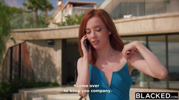 BLACKED Petite Redhead & Sexy Blonde Take On Two Huge BBCs