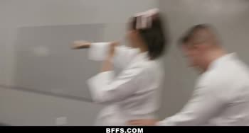 Karate Hotties Share their instructors big cock