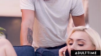 Chloe Temple's Naughty Phone Call: Caught Masturbating by Her Boyfriend