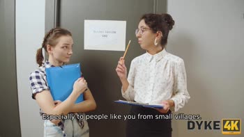 Katty West's Russian Threesome Seduction with Dyke4k
