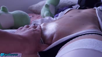 Lolliepopxxx's Real Orgasmic Bliss: Oiled Skinny Cosplay