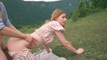 Diana Rider's Forest Fling: Stepmom Rides and Sucks in POV