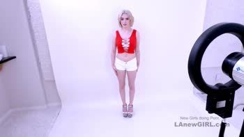 Blonde Ambition: Lanewgirl's Sizzling Casting Couch Audition