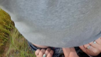 Nature's Delight: Goatofthethroat202's Busty Milf Outdoor Adventure