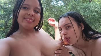 Couplemilk21's Lactating Lesbian Delight: Drinking Mom's Fresh Milk
