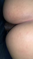 Maxamilz's Ebony Redbone Delivers Steamy Bubble Butt Anal Creampie