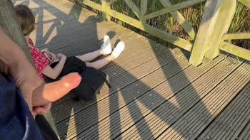 AlexSanderOfficial - Alex's Unexpected Public Show: Teen (18+) Shy Girl Joins in
