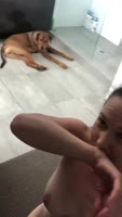 Aussiebrunette's Hot Babysitter Blow Job