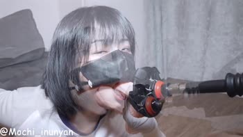Mochi_inunyan - Mochi's Solo Gymnastics Delight: Asian Teen (18+) Masturbates in Uniform