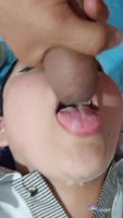 Mexican Cutie's First Blowjob & Creampie with Her Boyfriend
