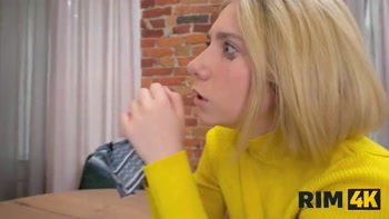 RIM4K. 2 sexy Russian sluts and a lucky guy are having the day of orgasms and assholes