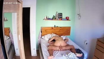 Amateur Euro Couple has Nasty Morning Sex