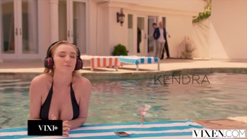 VIXEN Busty Blonde Kendra Cheats With Her Boss