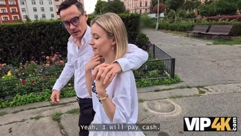 VIP4K. Blowjob for a stranger?
