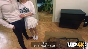 VIP4K. Blowjob for a stranger?