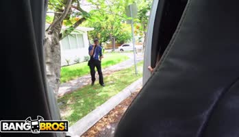 Abella Danger's Fiery Ride: Fucks Lucky Strangers in a Sizzling Bang Bus Adventure