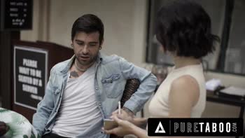 anal - Rude Awakening: Stevie Moon Satisfied by Handsome Customer's Dominant Desire