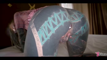 Nerdy Tattoo Teen (18+) In Glasses Pov Rough Anal Fuck