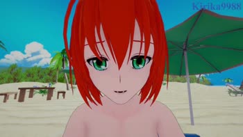 Kirika9988's Beachside Bond with Chise Hatori in 60FPS HD Hentai