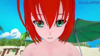 Kirika9988's Beachside Bond with Chise Hatori in 60FPS HD Hentai