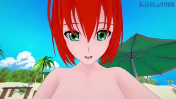 Kirika9988's Beachside Bond with Chise Hatori in 60FPS HD Hentai