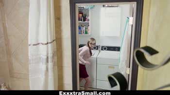 ExxxtraSmall - Petite Fucks Panty Sniffing Stepmom