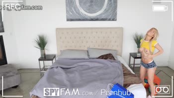 SPYFAM stepsister CUMS All over big dick