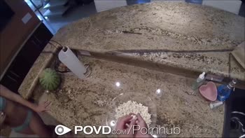 Kelly Diamond's POV Seduction: Blowjob and Cumshot for a Brunette Teen (18+)