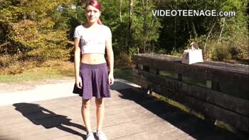 Lovely's First Time: Petite Teen (18+) Takes Her Casting