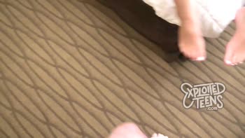 Mackenzie Mace's Debut: Skinny Teen (18+) POV Blowjob with Fat Dick