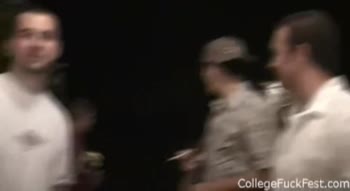 Blonde Coed Teen (18+)'s Wild College Party Fling