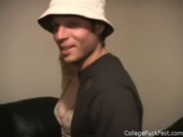 Blonde Coed Teen (18+)'s Wild College Party Fling