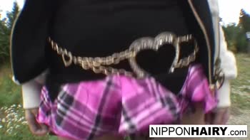Japanese Teen (18+)'s POV Hairy Creampie Delight