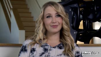 James Deen Devours Blonde Teen (18+) Mandy Armani's All-Natural Pussy