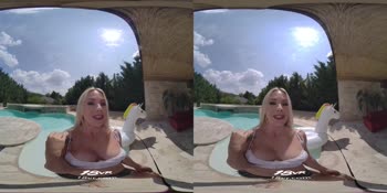 Angie Lynx in 3D VR: Tattooed Teen (18+) Takes Big Cock Anal Doggy Style
