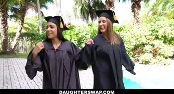 Nicole Bexley - Layla & Nicole's Black Beauty: Stepdad's Friend Teaches Stepdaughters the Ropes