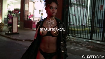 SLAYED Dominant Scarlit Straps Celia In For A Wild Ride